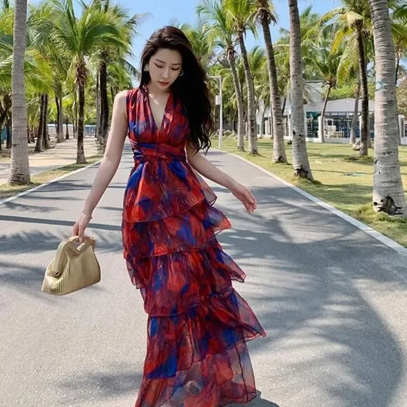 New without tags Colorful Summer Dress - Picture 5 of 5